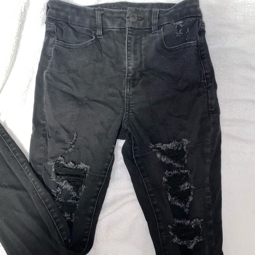 Size four ripped jeans